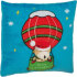 Świąteczna poduszka RUDOLSTADT zielono-niebieski 0328M1  thumbnail