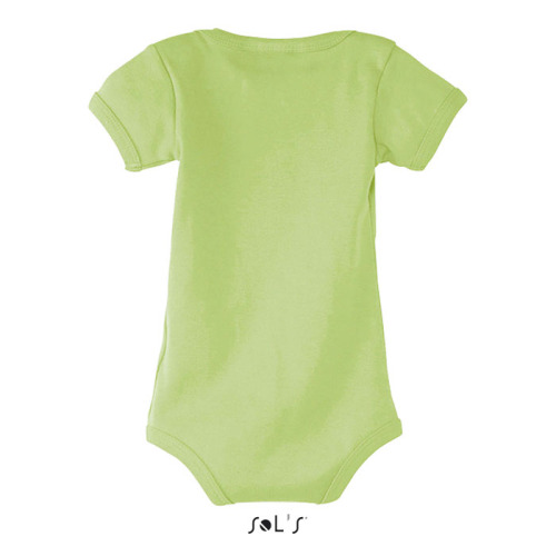 BAMBINO Dziecięce body 180g-WH-XXS Apple Green S00583-AG-XS (1)