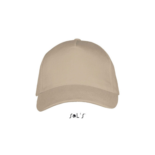 LONG BEACH Czapka 5 pan. Beige S00594-BE-M (2)