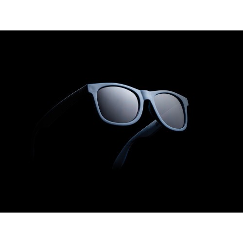 Okulary przeciwsłoneczne, PP z recyklingu niebieski P453.895 (5)