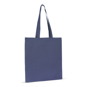 Torba z bawełny organicznej długa 140g/m² 38x42 cm Ciemnoniebieski