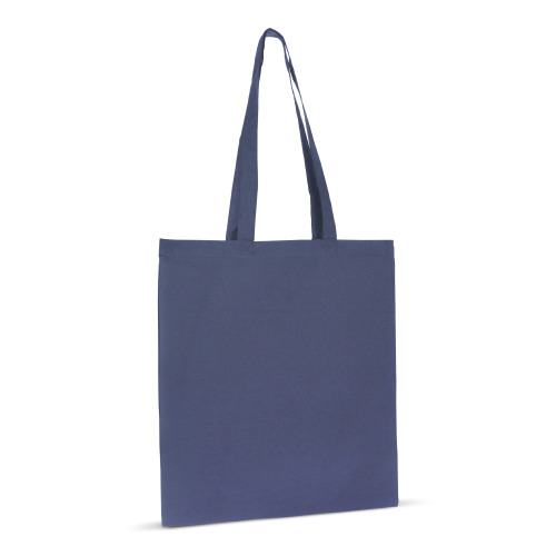 Torba z bawełny organicznej długa 140g/m² 38x42 cm Ciemnoniebieski LT95377-N0010 