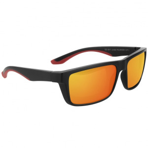 Sportowe okulary przeciwsłoneczne-polaryzacyjne IRAVADI Schwarzwolf Czarny