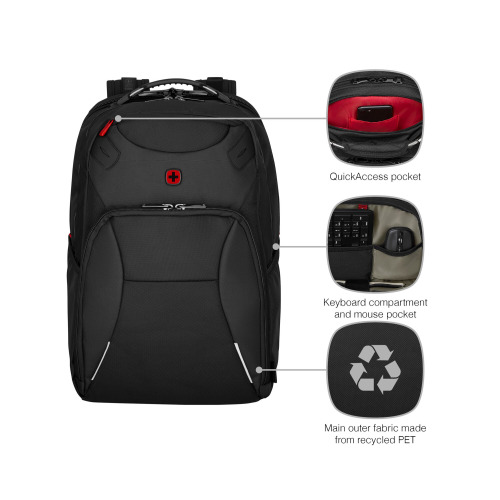 Plecak na laptopa Cosmic 17'' Wenger Czarny W653187 (10)