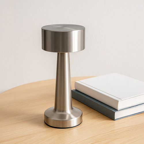 Lampa stołowa Lumo z 3 trybami świecenia i możliwością ściemniania Srebrny LT93354-N0005 (2)
