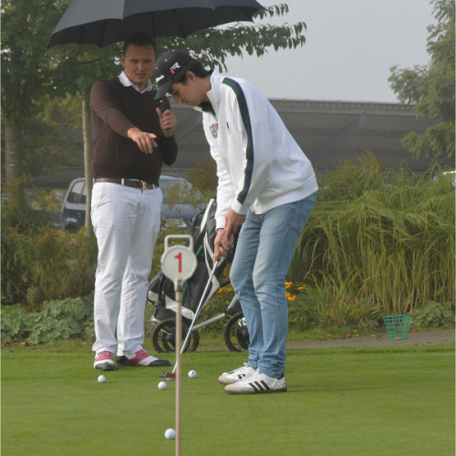 Parasol automatyczny XXL do gry w golfa ø132 cm HENNING Czarny 4345203 (6)