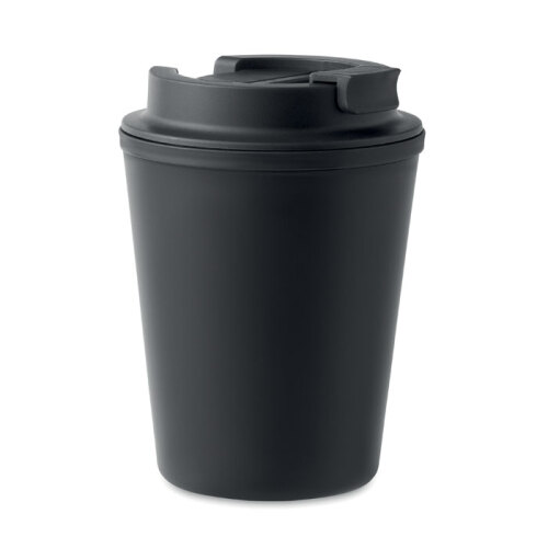 Kubek z recyklingu z PP 300 ml czarny MO6866-03 
