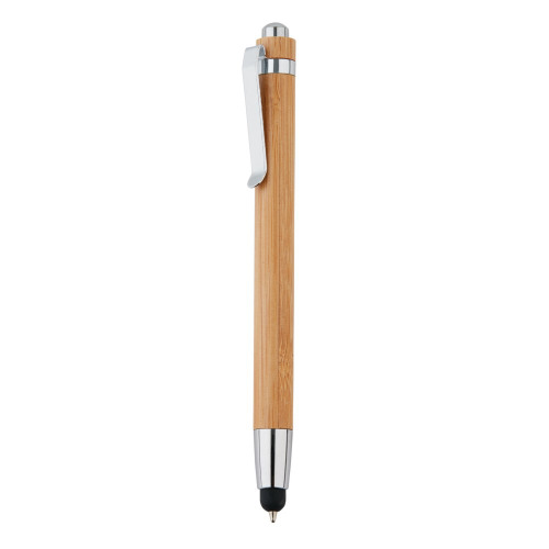 Bambusowy długopis, touch pen brązowy P610.509 