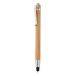 Bambusowy długopis, touch pen brązowy P610.509  thumbnail