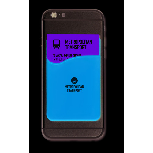 Silikonowe etui do kart płatni Pomarańczowy MO8736-10 (2)