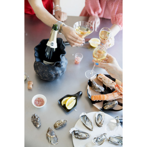 Kieliszek do szampana SAGA GLASS 20CL 2-szt, transparentny Default 5018264- (3)