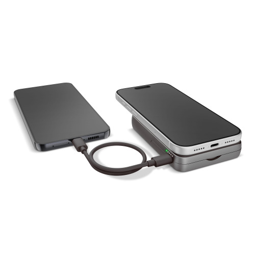 Fresh 'n Rebel Powerbank bezprzewodowy 10000 mAh kompatybilny z MagSafe Ciemnoszary LT49745-N0060 (2)