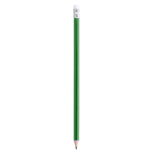 Ołówek z gumką zielony