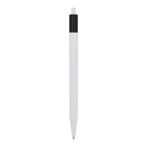 Długopis Kuma w mocnym kolorze Biały / czarny LT87877-N0102 (1)