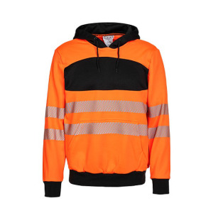 Bluza Robocza Odblaskowa Oddychająca - Signal Orange & Black