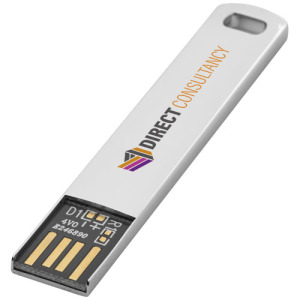 Metalowa płaska pamięć USB 2.0