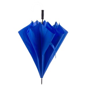 Duży wiatroodporny parasol automatyczny niebieski