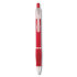 Długopis z gumowym uchwytem przezroczysty czerwony KC6217-25  thumbnail