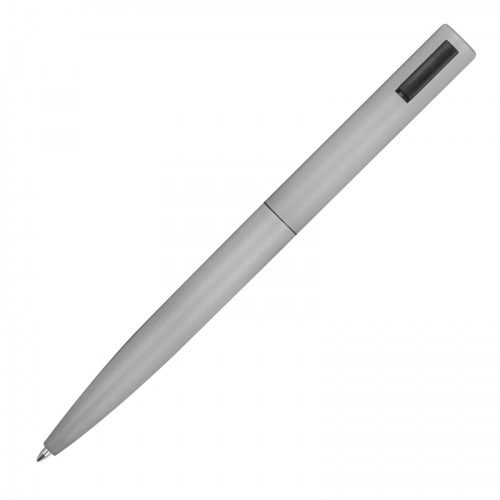 Długopis aluminiowy z recyklingu półżelowy WIEBKE Szary 1388707 (3)