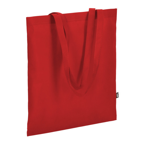 R-PET Torba transportowa z długimi uchwytami z włókniny 38 x 42 cm 75 g/m² Czerwony LT91328-N0021 (2)