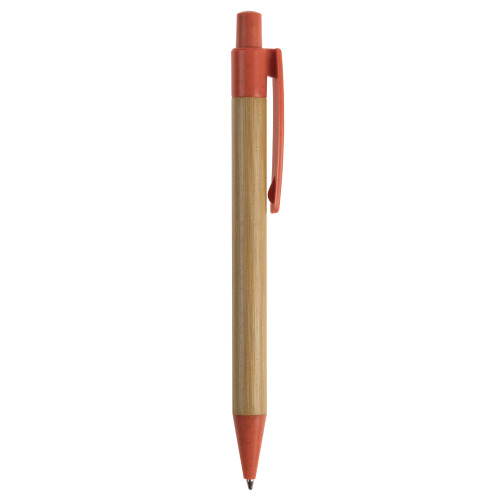 Długopis bambusowo-słomkowy Pomarańczowy LT87284-N0026 (3)