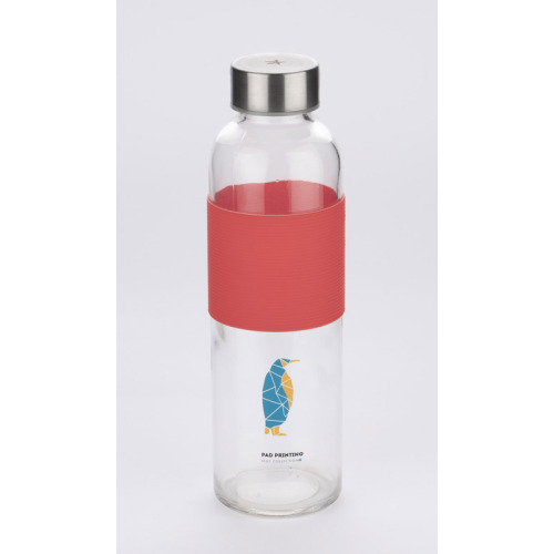 Butelka szklana GLASSI 510 ml Czerwony 16207-04 (7)