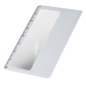 Szkło powiększające w kształcie karty kredytowej POSEN biały