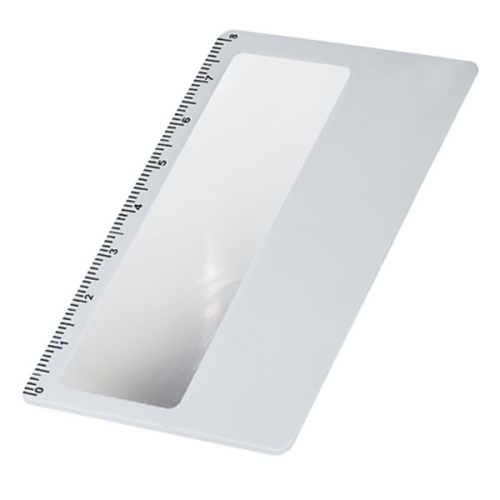 Szkło powiększające w kształcie karty kredytowej POSEN biały 199806 