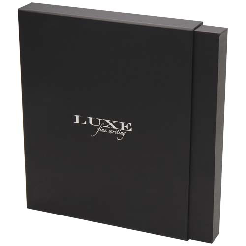 Legato Elegance zestaw notatnik A5 w twardej okładce z długopisem żelowym Biały podstawowy 10625802 (2)