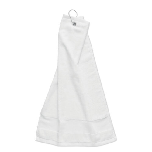 Bawełniany ręcznik golfowy biały MO6525-06 