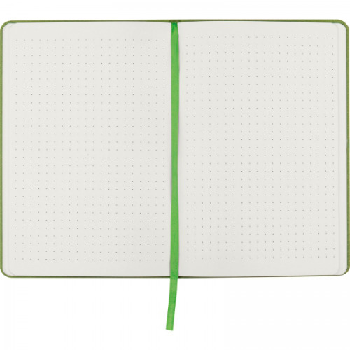 Notatnik A5 w kropki z papieru z recyklingu AGNESE Zielony 2179909 (5)