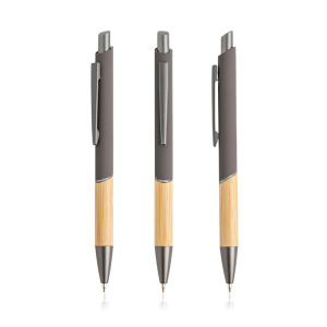 Długopis z recyklingowanego aluminium / Balur Ciemnoszary