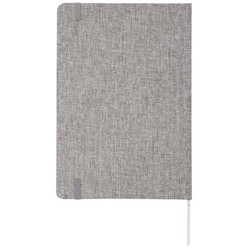 Ramona bawełniany notatnik A5 Szary 10790082 (3)