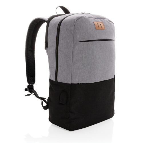Plecak na laptopa 15,6", ochrona RFID czarny P760.051 