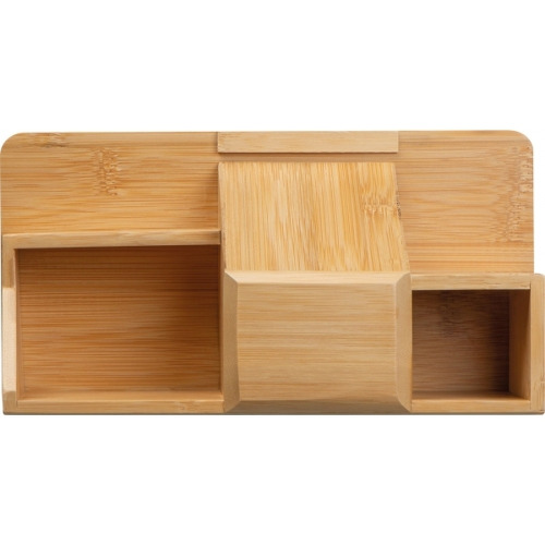 Organizer na biurko z ładowarką indukcyjną LUBLIN Beżowy 359513 (9)