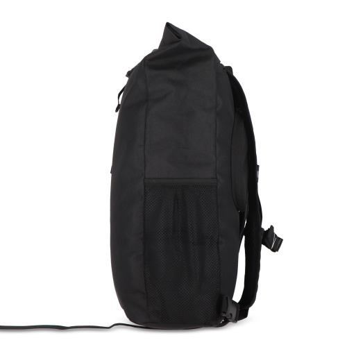 Plecak rowerowy R-PET 600D Rolltop 20L Czarny LT95351-N0002 (6)
