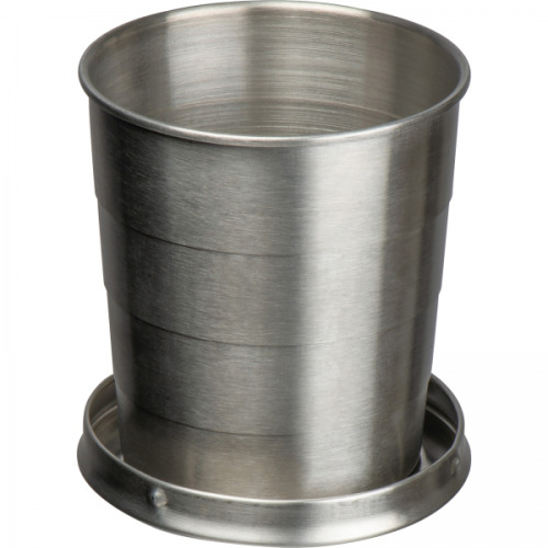 Kubek stalowy składany 250 ml HEATHER Szary 8399207 (4)