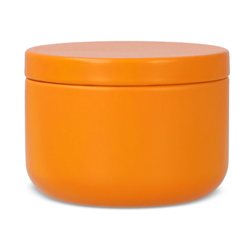 Bezzapachowa świeca roślinna Asana w puszce z recyklingu Pomarańczowy LT90743-N0026 (4)
