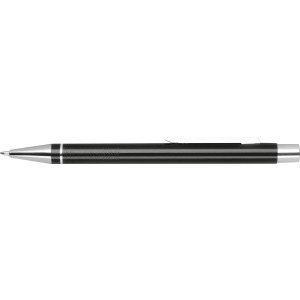 Metalowy długopis półżelowy Almeira czarny