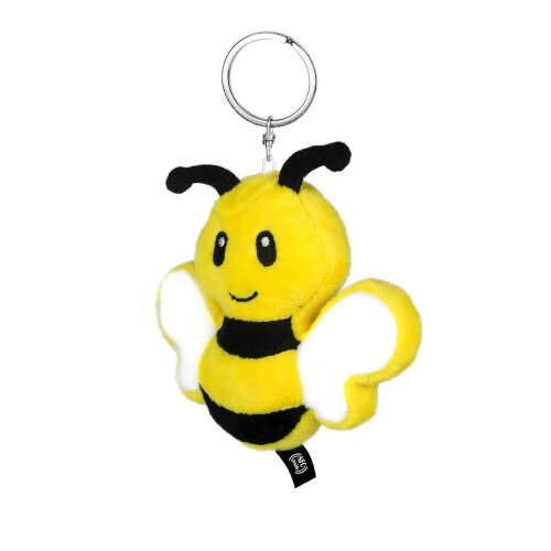 Pluszowa pszczoła RPET z chipem NFC, brelok | Zibee żółty HE795-08 (2)
