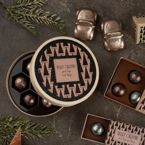 Praliny Sweet Sphere Wooden Box 7 Szt Wielokolorowy S0480/XM (3)