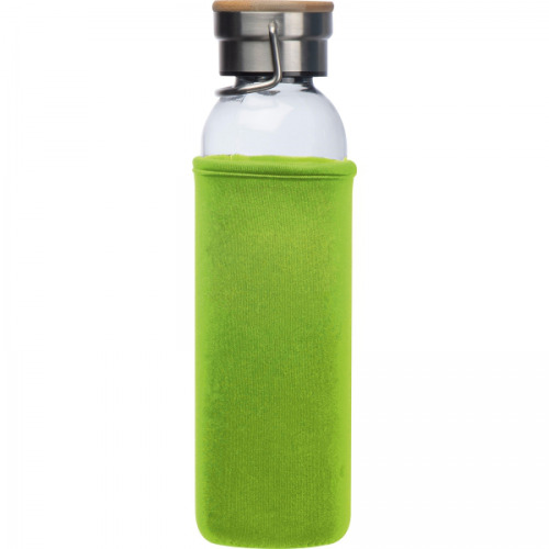 Butelka szklana z pokrowcem 600 ml RAMONA Jasnozielony 6318129 (5)