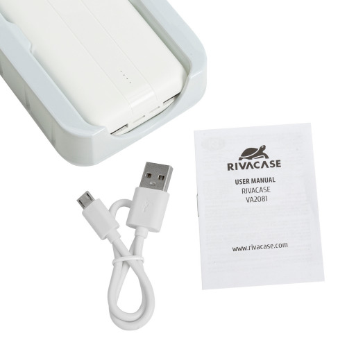 Power Bank VA2081 20000 mAh RIVACASE Biały EG834906 (10)