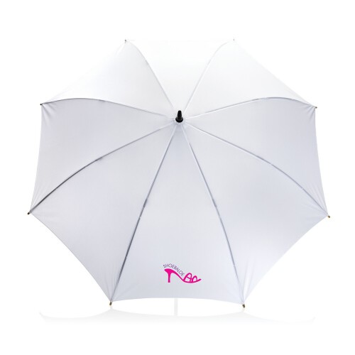 Bambusowy parasol automatyczny 23" Impact AWARE rPET biały P850.653 (4)