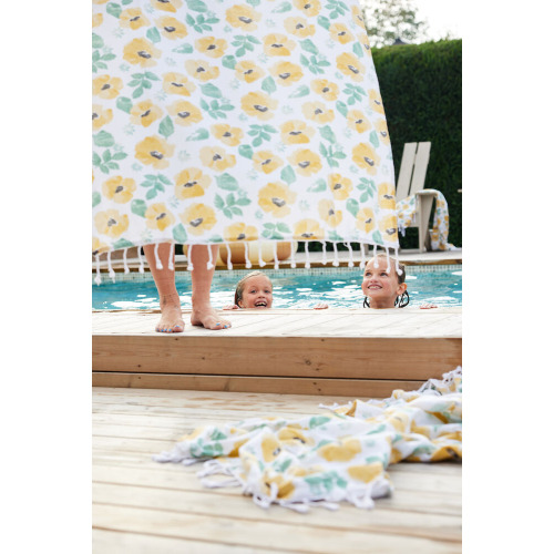 Ręcznik EDEN HAMAM 90X170cm, żółty Żółty 5018487- (4)