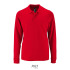 PERFECT MEN LSL POLO 180g Czerwony S02087-RD-3XL  thumbnail