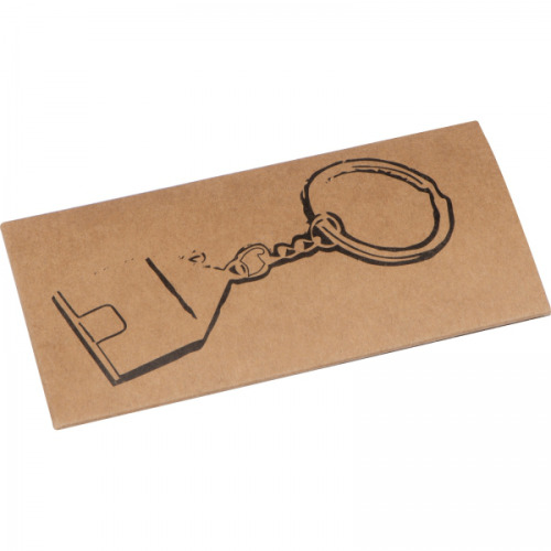 Brelok metalowy domek GILBERT Szary 9765407 (2)