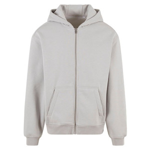 Bluza Rozpinana z Kapturem Oversize Bawełna Poliester