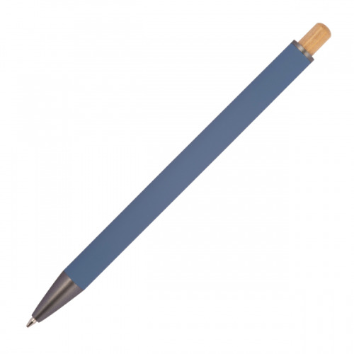Długopis aluminiowy z recyklingu MARIA Niebieski 1524504 (4)