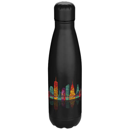 Cove jednościenna butelka na wodę o pojemności 750 ml wykonana ze stali nierdzewnej z recyklingu z certyfikatem RCS Czarny 10089390 (4)